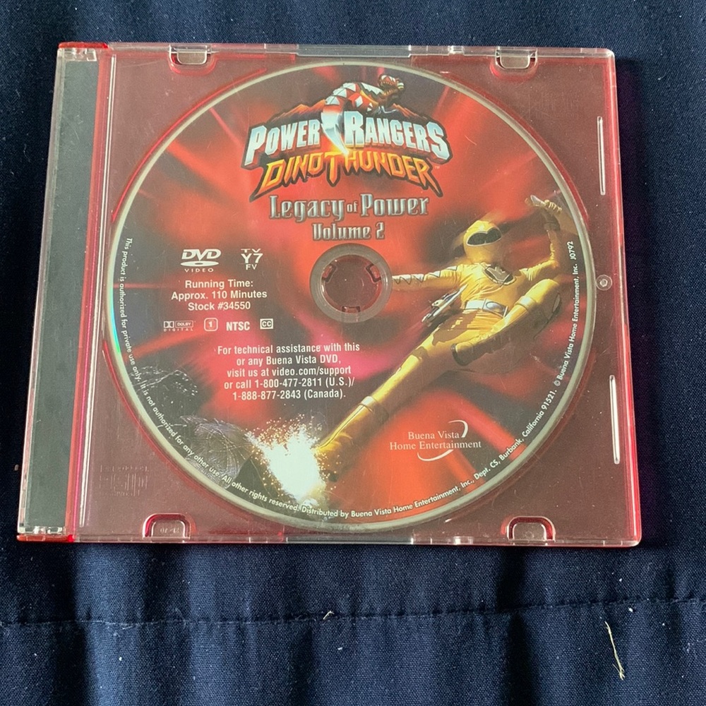 Power Rangers Dino Thunder DVD
